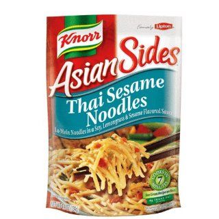 Knorr/Lipton Noodles & Sauce, Thai Sesame Noodle, 4.4Ounce Packages (Pack of 12)  Noodle Casseroles  Grocery & Gourmet Food