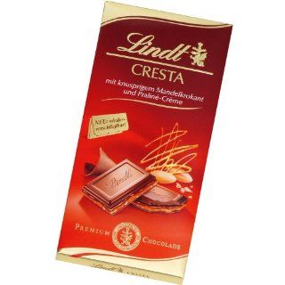 Lindt Cresta Almond Brittle Milk Chocolate Bar  Candy And Chocolate Bars  Grocery & Gourmet Food