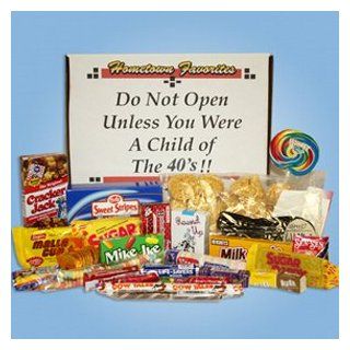 1940's Decade Box   Classic Collection of Candies  Hard Candy  Grocery & Gourmet Food