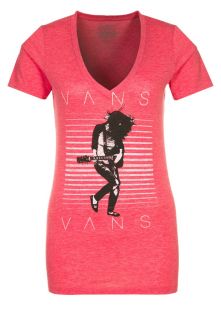 Vans   ROCKIN´   Print T shirt   red