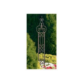 H. Potter 18 in W x 67 in H Charcoal Brown Arched Garden Trellis