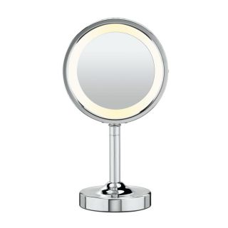 Conair Chrome Chrome Magnifying Countertop Vanity Mirror with Light