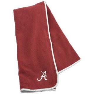 Alabama Crimson Tide Crimson Fleece Receiving Blanket  Athletic Sweaters  Sports & Outdoors