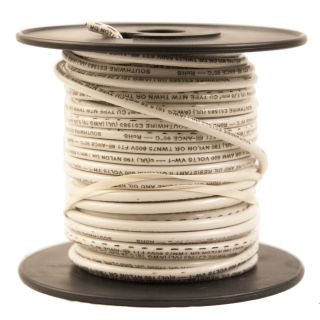 50 ft 10 AWG Stranded White THHN Wire (By the Roll)