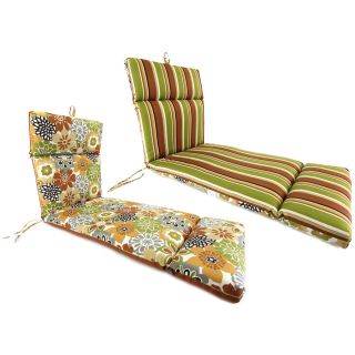 Jordan Manufacturing Camilla/Martindale Stripe Patio Chaise Lounge Cushion