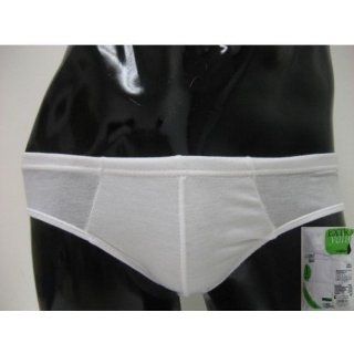 Men Underwear Brief Bikini Rubber White P.3 Size M Mixed Cotton  Other Products  