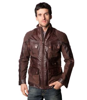 Timberland   Leather jacket   brown