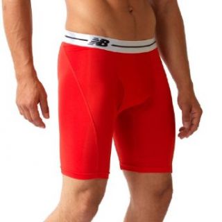 New Balance Performance 9'' Inseam Sport Brief   Red  Underwear  Clothing