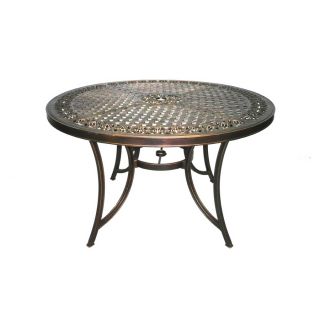 Garden Treasures Devonshire Circle Metal Patio Table