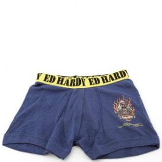 Ed Hardy Live To Ride Boys Boxer Brief   Navy Underwear Clothing