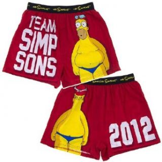 Team Simpsons Boxer Shorts for Men Clothing