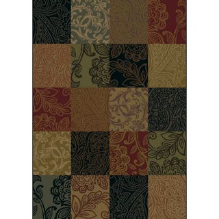 Shaw Living Kalila 47 in x 5 ft 3 in Rectangular Multicolor Block Area Rug