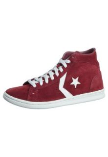 Converse   PRO LEATHER LP MID SUEDE   High top trainers   red