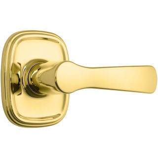 Brinks Home Security Push Pull Rotate Polished Brass Residential Passage Door Lever