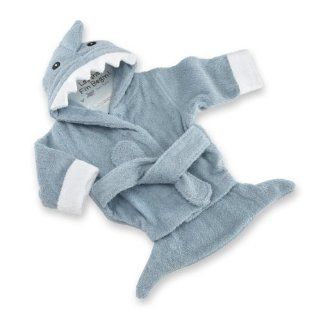 Baby Aspen Let The Fin Begin Terry Shark Robe, Blue, 0 9 Months  Infant And Toddler Robes  Baby