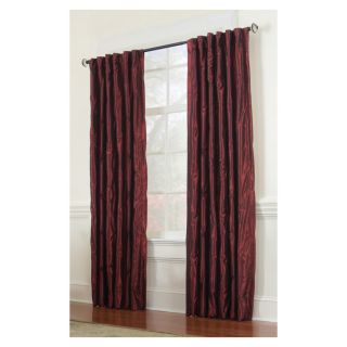allen + roth Belleville 84 in L Solid Wine Thermal Back Tab Curtain Panel