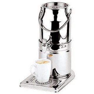 APS Paderno World Cuisine 3.2 Quart Stainless Steel Milk Dispenser (cup pictured not included) Pitchers Kitchen & Dining