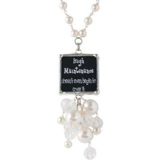 High Maintenance doesn't even begin to cover it Charm Necklace Chain Necklaces Jewelry