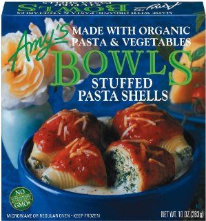 Amy's Stuffed Pasta Shell Bowl, Organic, 10 Ounce Boxes (Pack of 12)  Noodle Casseroles  Grocery & Gourmet Food