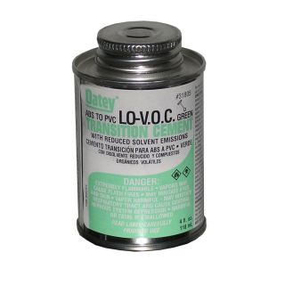 Oatey 4 fl oz LO VOC PVC/Abs Transition Cement