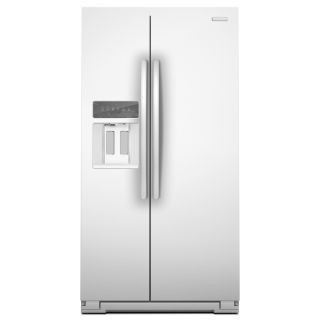 KitchenAid Architect II 26.4 cu ft Side by Side Refrigerator (White) ENERGY STAR