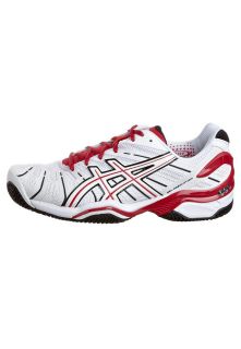 ASICS GEL RESOLUTION 4 CLAY   Outdoor tennis shoes   white/formula one