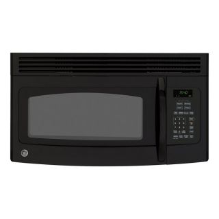 GE 1.5 cu ft Over the Range Microwave (Black) (Common 30 in; Actual 29.87 in)