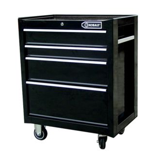 Kobalt 34.5 in x 26.5 in 4 Drawer Tool Cabinet
