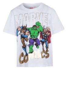 Marvel   MARVEL ALL STARS   Print T shirt   white