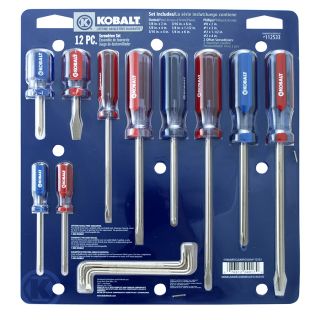 Kobalt 12 Piece Variety Pack Screwdriver Set