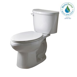American Standard Flowise Mainstream White 1.28 GPF/4.85 LPF 12 in Rough in Watersense Round 2 Piece Standard Height Toilet