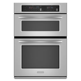 KitchenAid 29.75 in Convection Microwave Wall Oven Combo (Stainless)