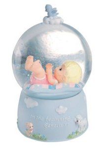 Precious Moments In The Beginning Series, In the Beginning Waterglobe   Snow Globes