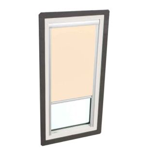 VELUX 45 5/8 in x 47 1/4 in x 3 3/8 in Fixed Tempered Skylight with Light Filtering Shade