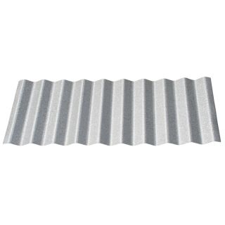 Union Corrugating 12 ft x 24 in 33 Gauge Plain Corrugated Steel Roof Panel