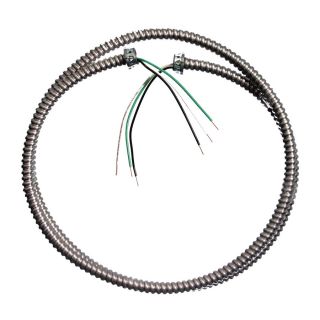 6 ft 14 Gauge 3 Conductor Metallic Lighting Whip