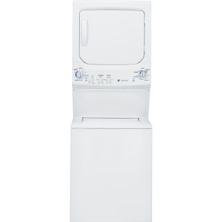 GE 26.8 in Gas Combination Washer and Dryer (White)