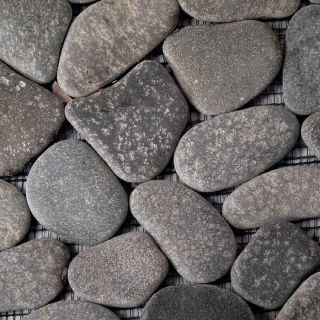 Solistone 10 Pack Solistone Decorative Pebble Gray Natural Stone Mosaic Floor Tile (Common 12 in x 12 in; Actual 12 in x 12 in)