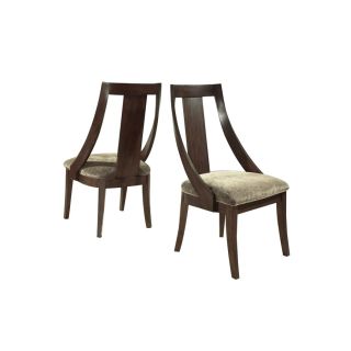 Somerton Home Furnishings Set of 2 Cirque Slipper Primavera Side Chairs