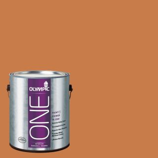 Olympic One 114 fl oz Interior Eggshell Gingerbread Latex Base Paint and Primer in One with Mildew Resistant Finish