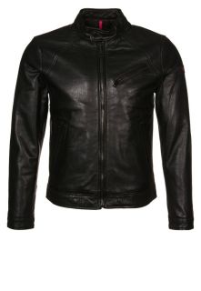 Strellson Sportswear   RAY   Leather jacket   black