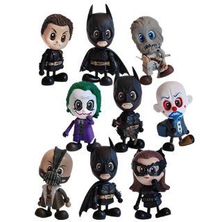 Hot Toys Batman Cosbaby Batman Set of 9   The Dark Knight Rises, The Dark Knight,Batman Begins Set Of 9 MISB Toys & Games