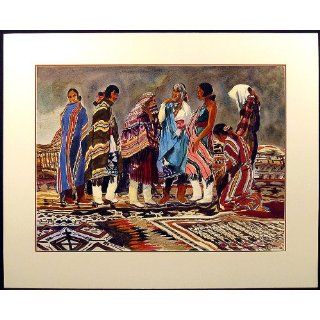 Art Navajo Blankets  Watercolor  Edward Walker