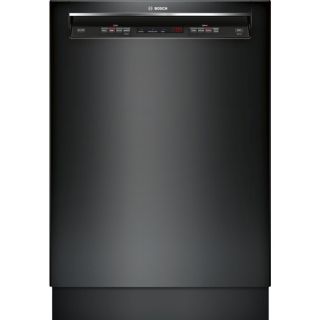 Bosch 300 Series 24 in 46 Decibel Built In Dishwasher with Stainless Steel Tub (Black) ENERGY STAR