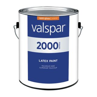 Valspar Contractor Finishes 2000 Pro 2000 120 fl oz Interior Semi Gloss White Latex Base Paint