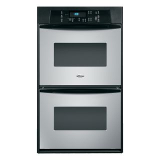 Whirlpool 24 in Self Cleaning Double Electric Wall Oven (Stainless Steel)