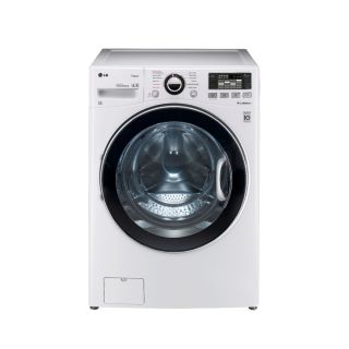 LG 4 cu ft High Efficiency Front Load Washer with Steam Cycle (White) ENERGY STAR