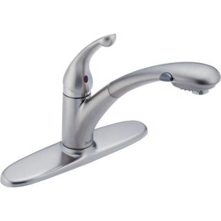 Delta Signature Arctic Stainless Pull Out Kitchen Faucet