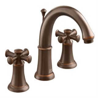 American Standard Portsmouth Oil Rubbed Bronze 2 Handle Widespread WaterSense Bathroom Sink Faucet (Drain Included)