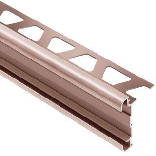 Schluter Systems 1/2 in Brushed Copper Anodized Aluminum Trim